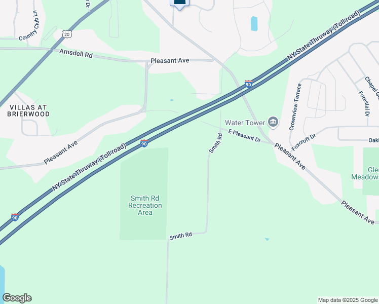 map of restaurants, bars, coffee shops, grocery stores, and more near 5810 Smith Road in Hamburg