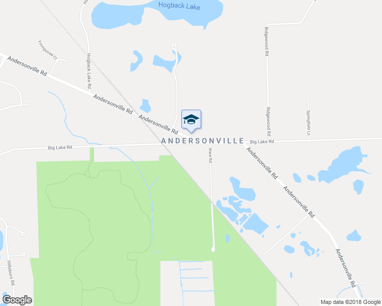 map of restaurants, bars, coffee shops, grocery stores, and more near 10339 Big Lake Road in Springfield Township