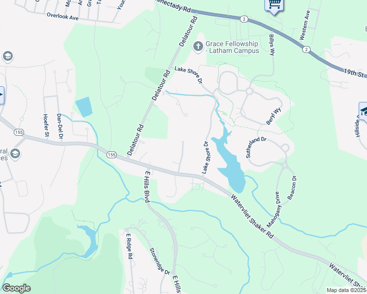 map of restaurants, bars, coffee shops, grocery stores, and more near 148 Cedarview Lane in Watervliet