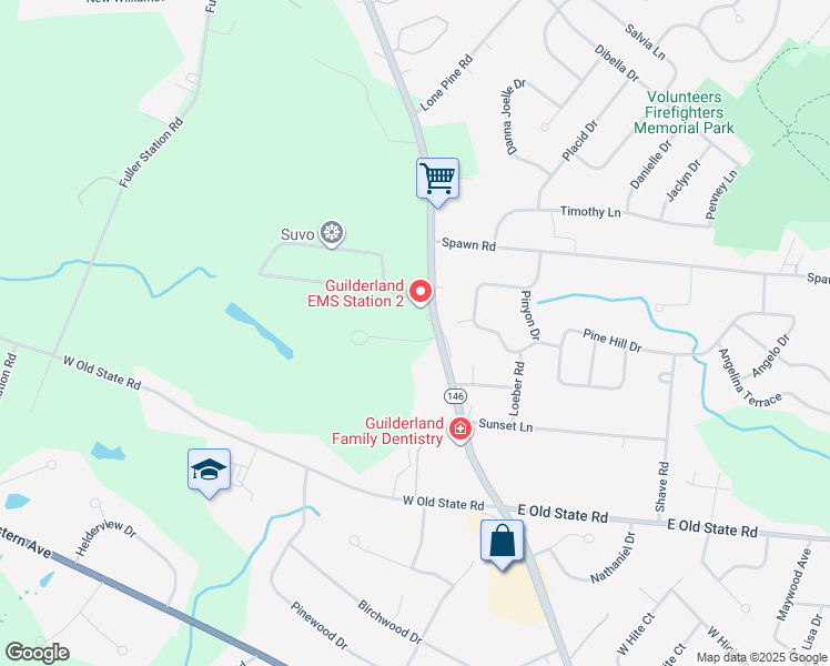 map of restaurants, bars, coffee shops, grocery stores, and more near 101 Pheasant Walk in Schenectady