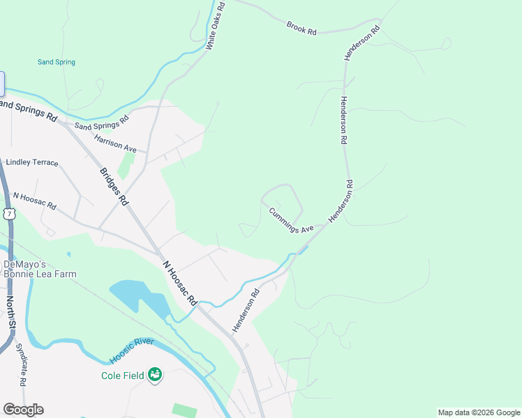 map of restaurants, bars, coffee shops, grocery stores, and more near 104 Cummings Avenue in Williamstown