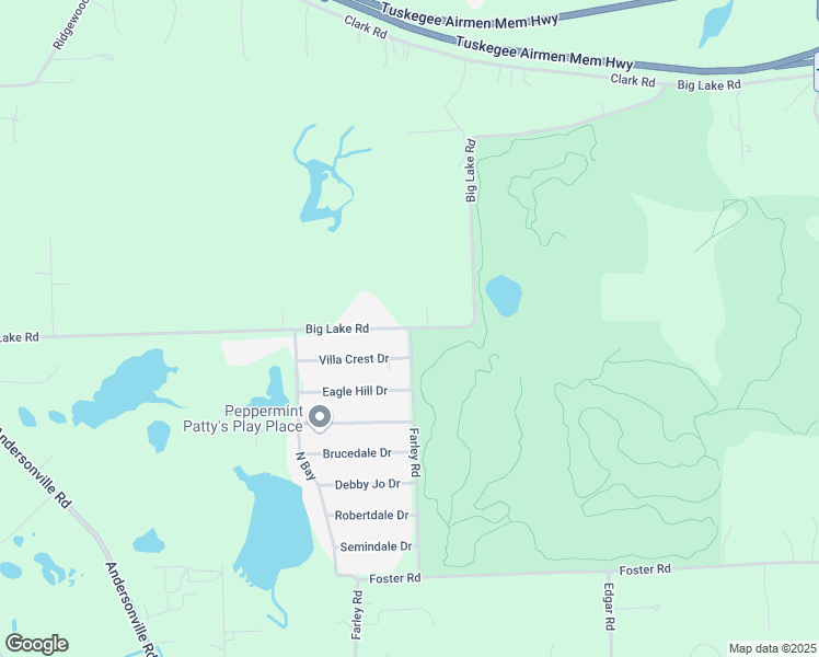 map of restaurants, bars, coffee shops, grocery stores, and more near 8211 Big Lake Road in Clarkston