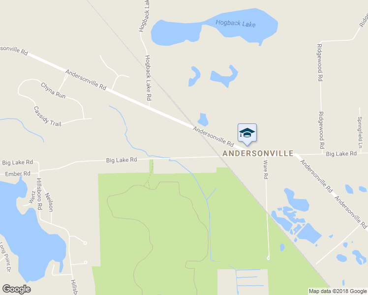 map of restaurants, bars, coffee shops, grocery stores, and more near 10610 Big Lake Road in Oakland County