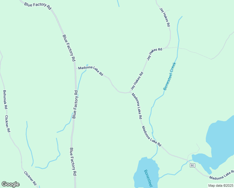 map of restaurants, bars, coffee shops, grocery stores, and more near 80 Madonna Lake Road in Cropseyville