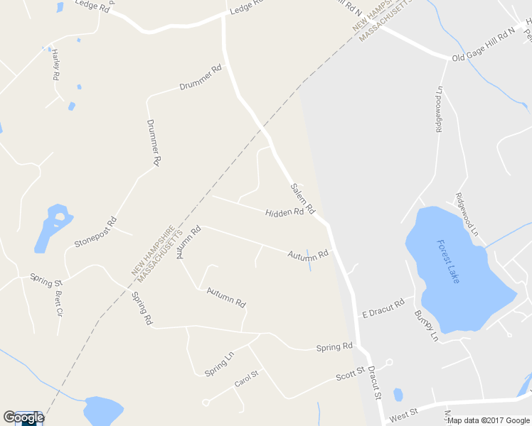map of restaurants, bars, coffee shops, grocery stores, and more near 28 Hidden Road in Dracut