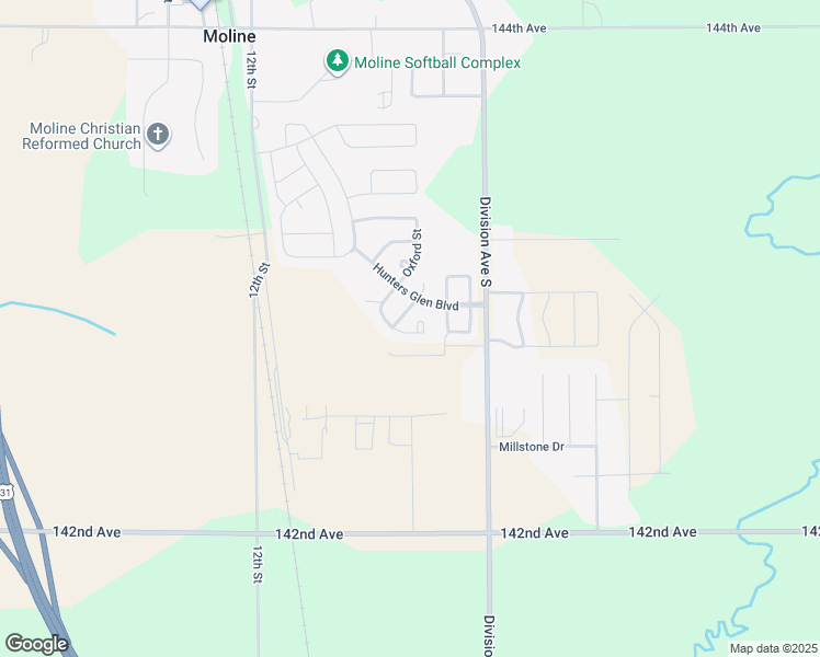 map of restaurants, bars, coffee shops, grocery stores, and more near 4283 Glasgow Court in Wayland