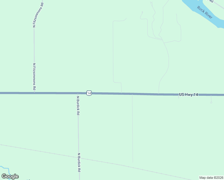 map of restaurants, bars, coffee shops, grocery stores, and more near 4238 U.S. 14 in Janesville