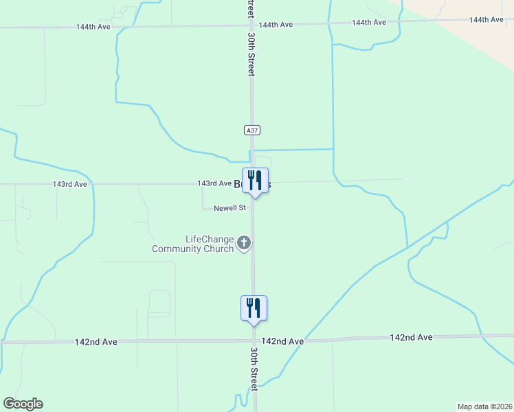 map of restaurants, bars, coffee shops, grocery stores, and more near 4280 30th Street in Dorr