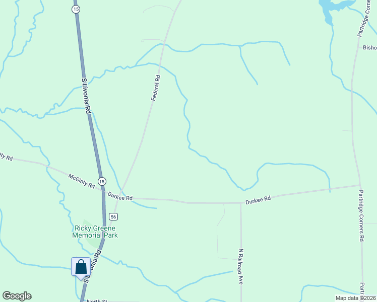 map of restaurants, bars, coffee shops, grocery stores, and more near 6423 Durkee Road in Conesus