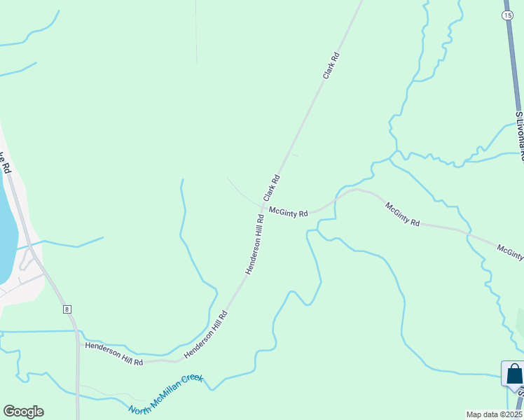 map of restaurants, bars, coffee shops, grocery stores, and more near 5576 Henderson Hill Road in Conesus