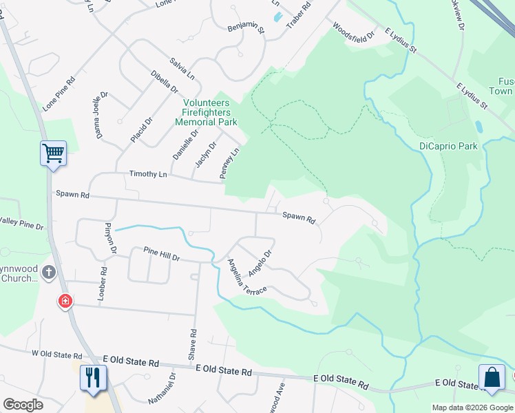 map of restaurants, bars, coffee shops, grocery stores, and more near 3131 Spawn Road in Schenectady