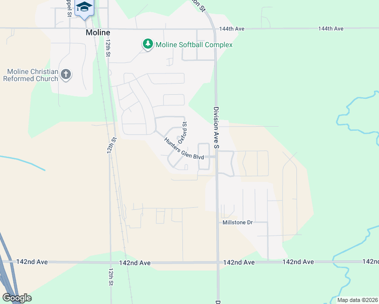 map of restaurants, bars, coffee shops, grocery stores, and more near 4291 Scarborough Court in Wayland