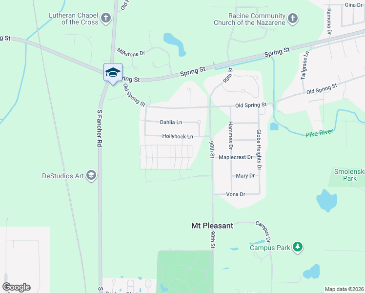 map of restaurants, bars, coffee shops, grocery stores, and more near 9110 Megan's Way in Mount Pleasant