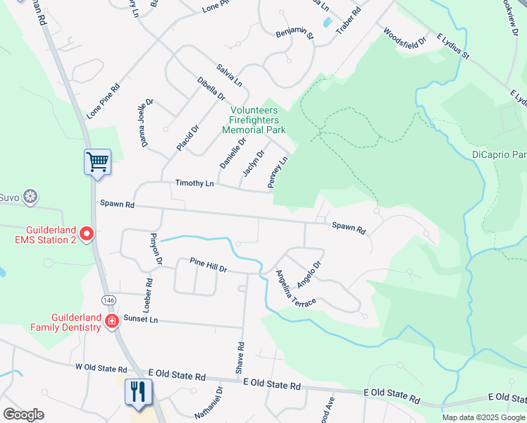 map of restaurants, bars, coffee shops, grocery stores, and more near 3101 Spawn Road in Schenectady