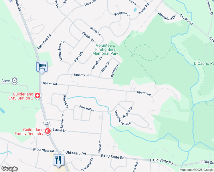map of restaurants, bars, coffee shops, grocery stores, and more near 3101 Spawn Road in Schenectady