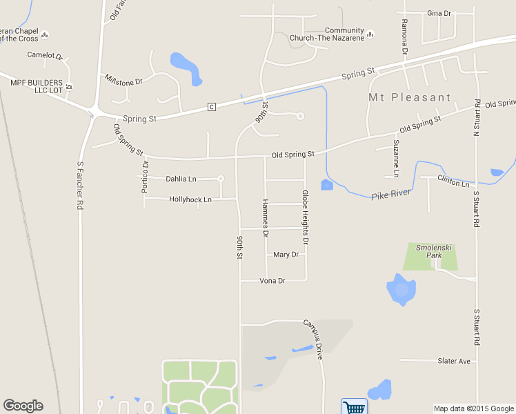 map of restaurants, bars, coffee shops, grocery stores, and more near 24 Hammes Drive in Mount Pleasant
