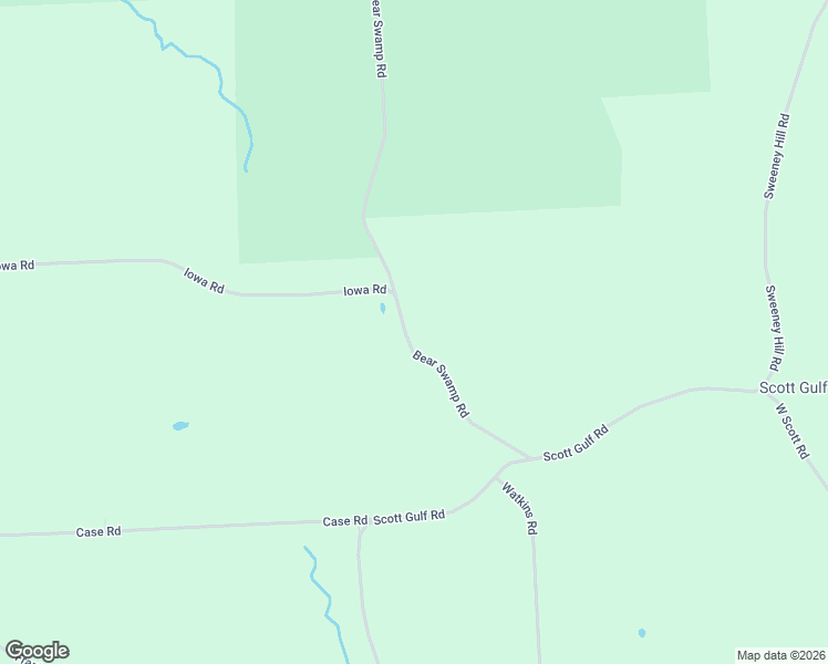 map of restaurants, bars, coffee shops, grocery stores, and more near 2366 Bear Swamp Road in Moravia