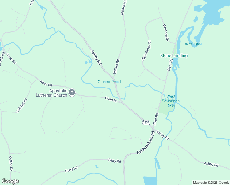 map of restaurants, bars, coffee shops, grocery stores, and more near 395 Ashby Road in New Ipswich