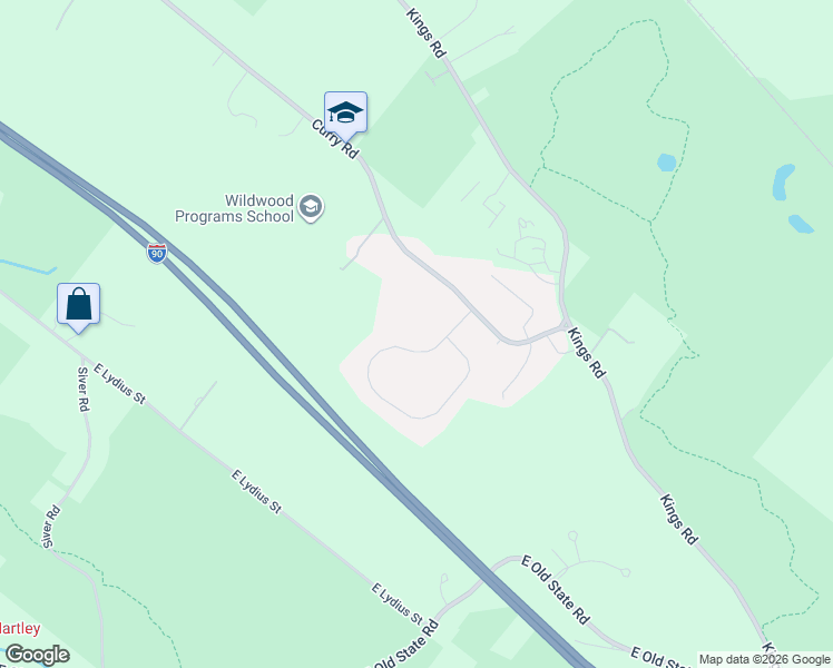 map of restaurants, bars, coffee shops, grocery stores, and more near 4011 Ryan Place in Schenectady