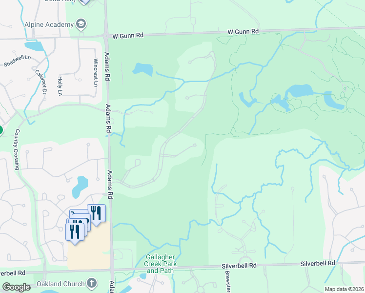 map of restaurants, bars, coffee shops, grocery stores, and more near 2660 Heights View Court in Rochester