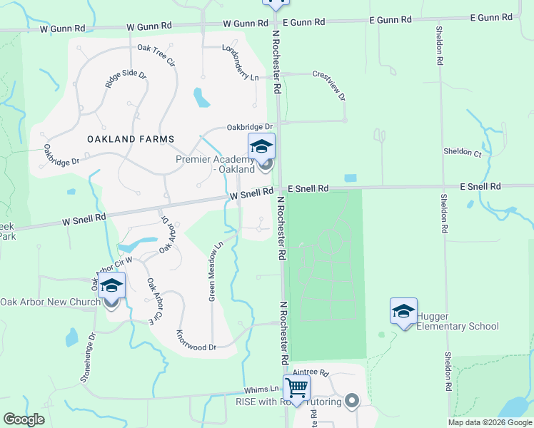 map of restaurants, bars, coffee shops, grocery stores, and more near 39 Fieldway Court in Rochester