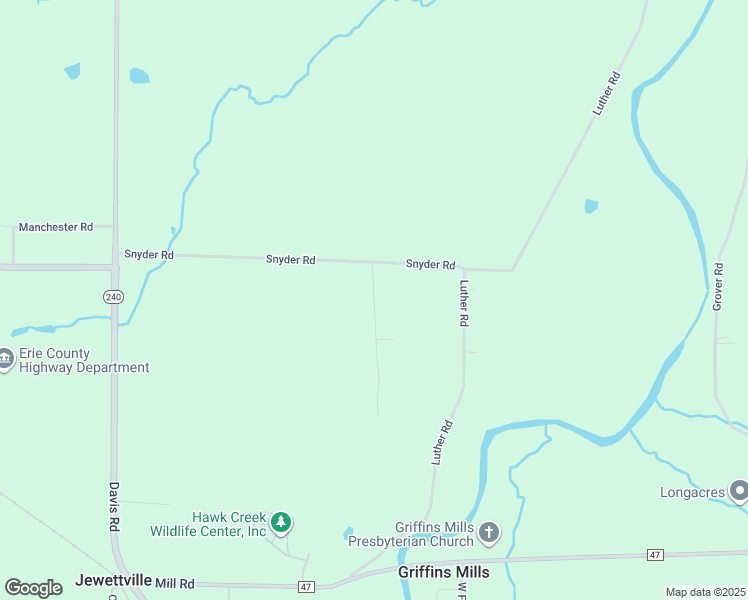 map of restaurants, bars, coffee shops, grocery stores, and more near 40 Mitchell Road in East Aurora