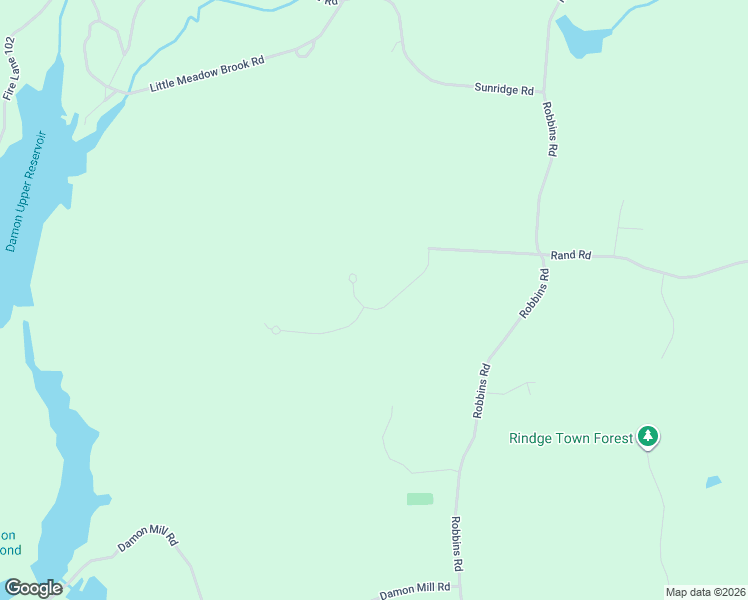 map of restaurants, bars, coffee shops, grocery stores, and more near 33 Daria Drive in Rindge