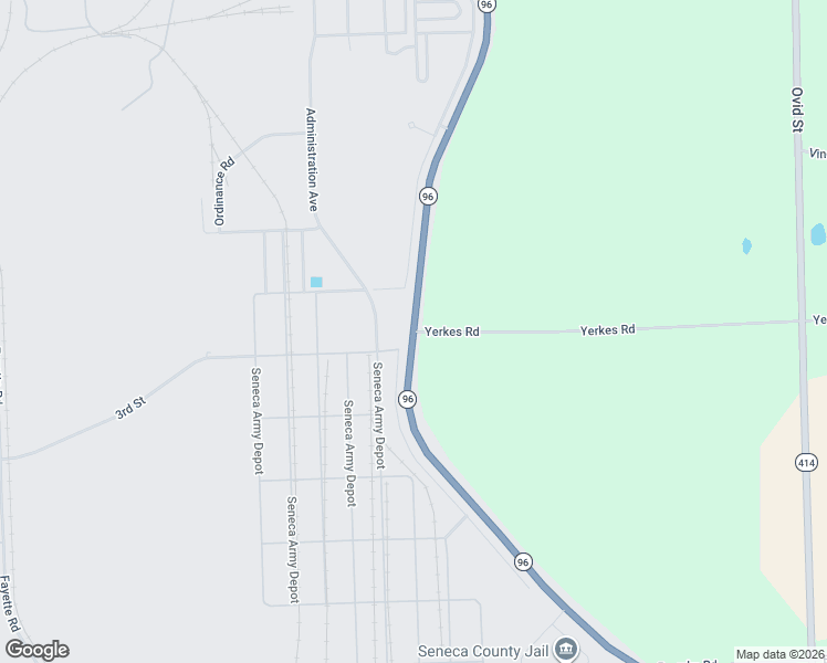 map of restaurants, bars, coffee shops, grocery stores, and more near 5854 Route 96 in Romulus