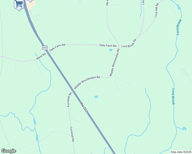 map of restaurants, bars, coffee shops, grocery stores, and more near 442 Middle Winchendon Road in Rindge