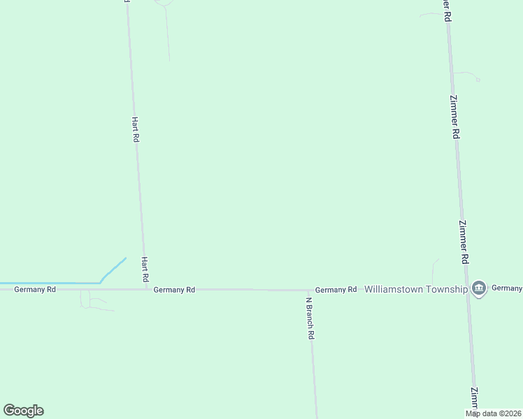 map of restaurants, bars, coffee shops, grocery stores, and more near 985 Germany Road in Williamston