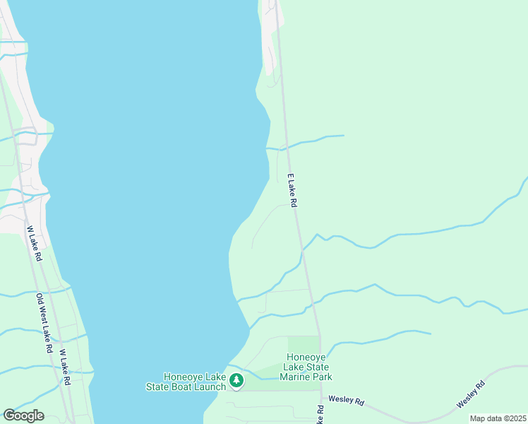 map of restaurants, bars, coffee shops, grocery stores, and more near 5938 South Forest View in Honeoye