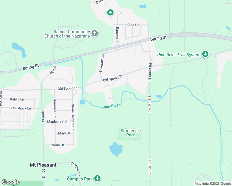 map of restaurants, bars, coffee shops, grocery stores, and more near 8305 Melanie Lane in Mount Pleasant