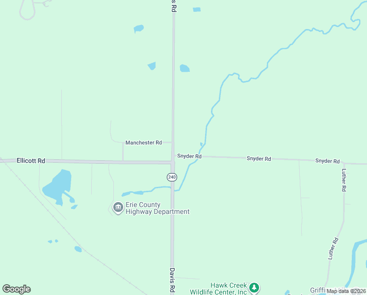 map of restaurants, bars, coffee shops, grocery stores, and more near 952 Davis Road in East Aurora