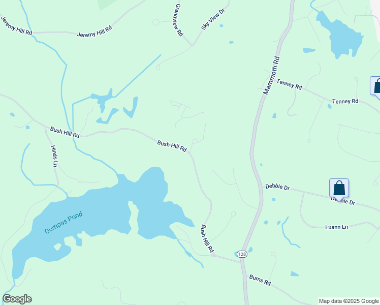 map of restaurants, bars, coffee shops, grocery stores, and more near 50 Bush Hill Road in Pelham