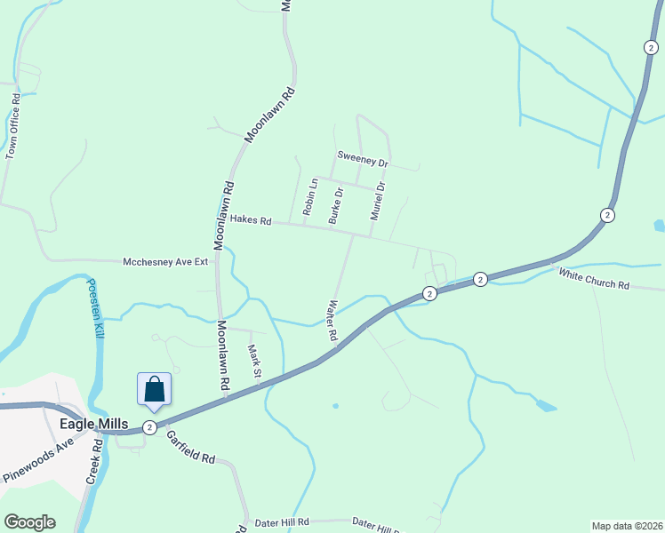 map of restaurants, bars, coffee shops, grocery stores, and more near 20 Walter Road in Troy
