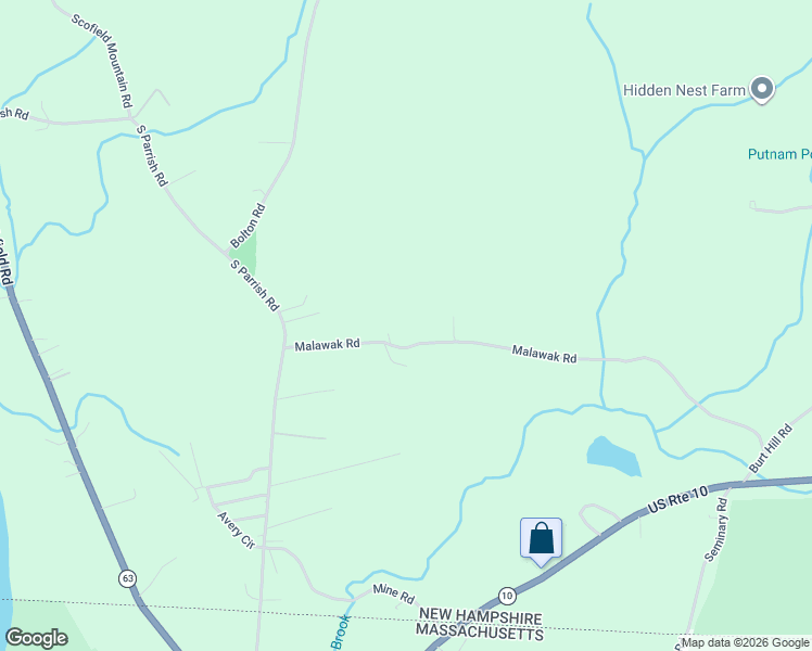 map of restaurants, bars, coffee shops, grocery stores, and more near 167 Malawak Road in Winchester