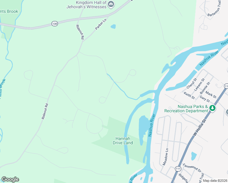 map of restaurants, bars, coffee shops, grocery stores, and more near 6 Cummings Lane in Hollis