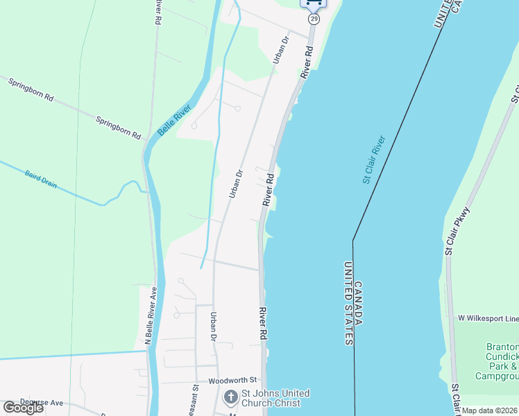 map of restaurants, bars, coffee shops, grocery stores, and more near 6062 River Road in East China