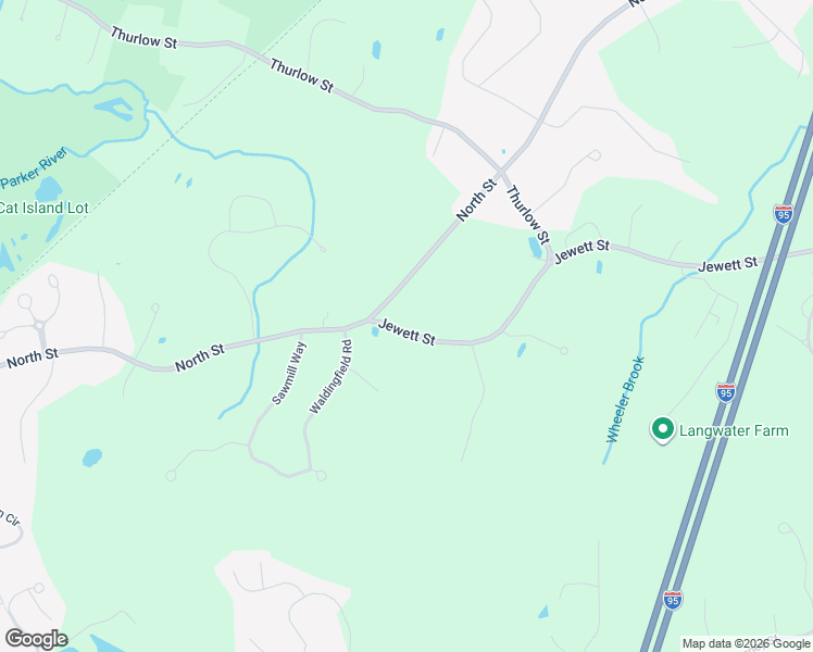 map of restaurants, bars, coffee shops, grocery stores, and more near 4 Jewett Street in Georgetown