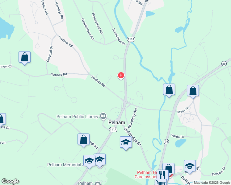 Marsh Rd Pelham Map 6 Nashua Road, Pelham NH - Walk Score