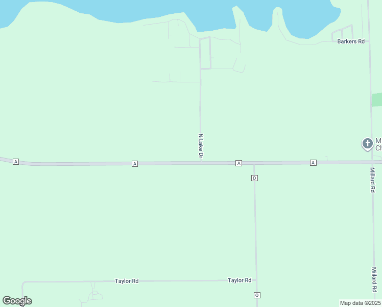 map of restaurants, bars, coffee shops, grocery stores, and more near 6812 County Road A in Elkhorn