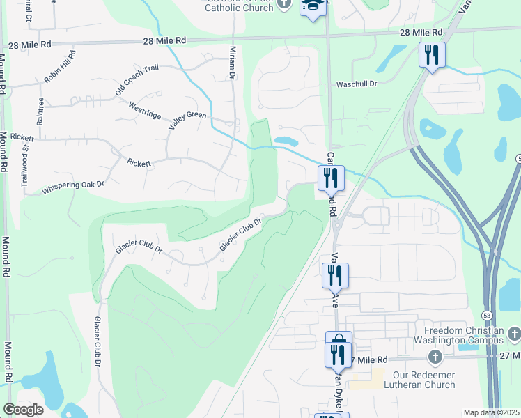 map of restaurants, bars, coffee shops, grocery stores, and more near 7917 Glacier Club Drive in Washington