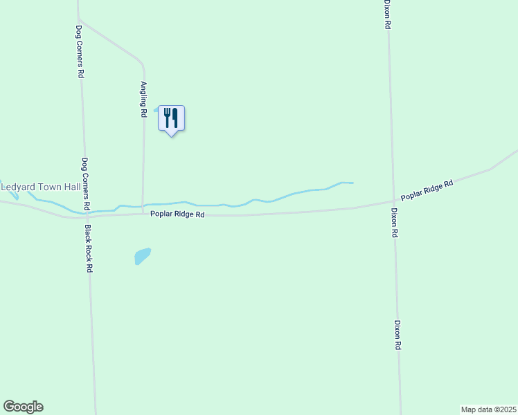 map of restaurants, bars, coffee shops, grocery stores, and more near 1349 Poplar Ridge Road in Aurora