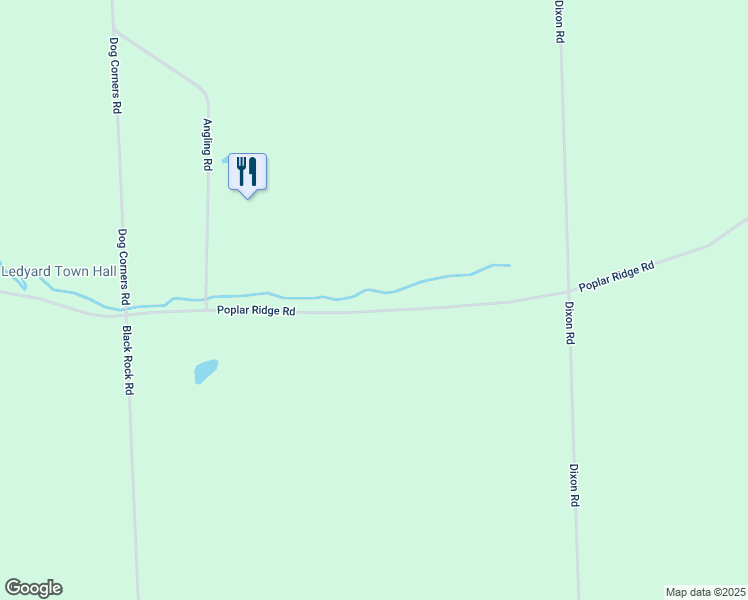 map of restaurants, bars, coffee shops, grocery stores, and more near 1349 Poplar Ridge Road in Aurora