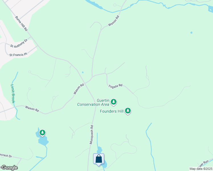map of restaurants, bars, coffee shops, grocery stores, and more near 7-A-C Trigate Road in Hudson
