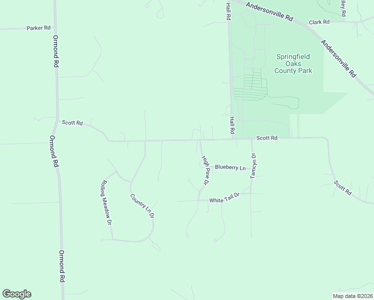 map of restaurants, bars, coffee shops, grocery stores, and more near 12669 Scott Road in Oakland County