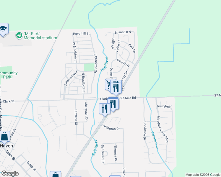 map of restaurants, bars, coffee shops, grocery stores, and more near in New Haven
