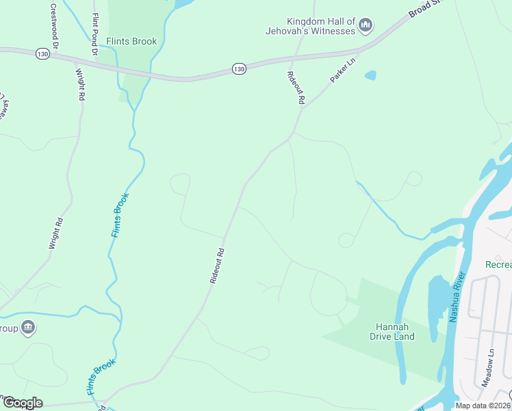 map of restaurants, bars, coffee shops, grocery stores, and more near 12 Hannah Drive in Hollis