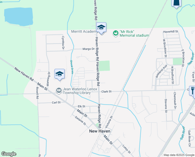 map of restaurants, bars, coffee shops, grocery stores, and more near 30979 Prospect Street in New Haven