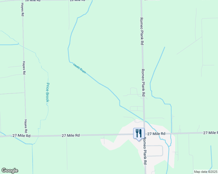 map of restaurants, bars, coffee shops, grocery stores, and more near 59661 Romeo Plank Road in Ray